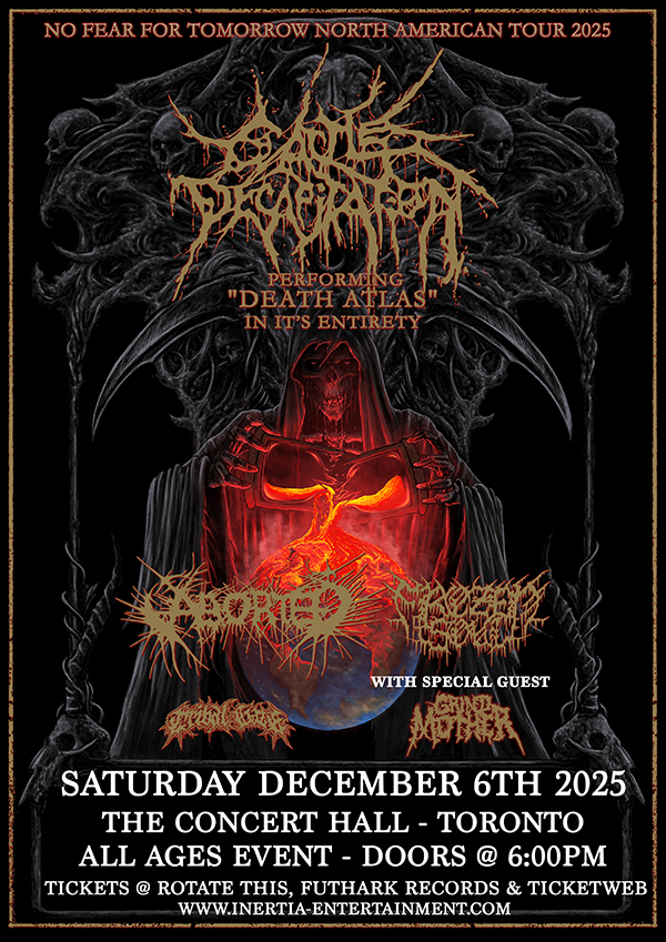 Cattle Decapitation - NO FEAR FOR TOMORROW TOUR 2025 w/Aborted  & More tour