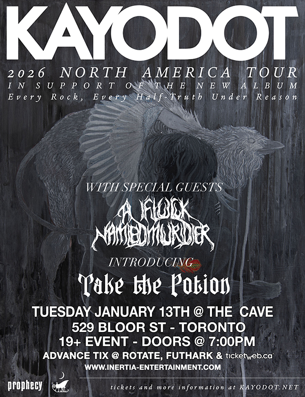 Kayo Dot, A Flock Named Murder & Take The Potion tour