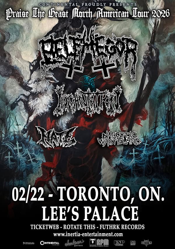 Belphegor, Incantation, Hate & Narcotic Wasteland tour