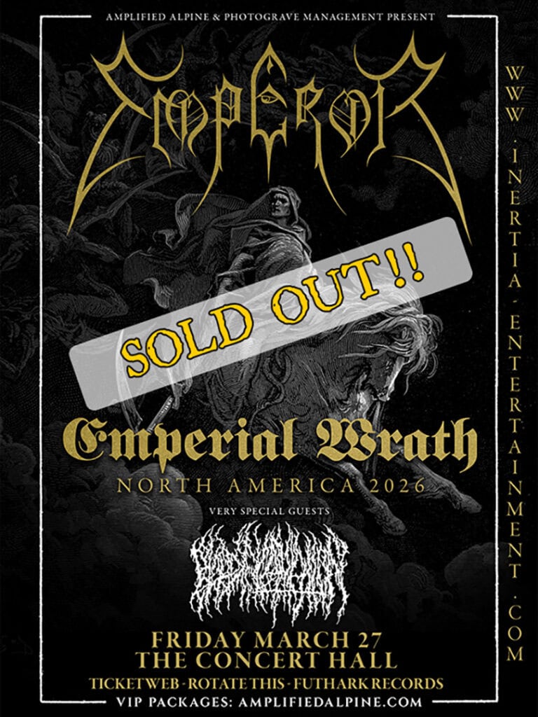 Emperor - The Emperial Wrath Tour 2026 tour