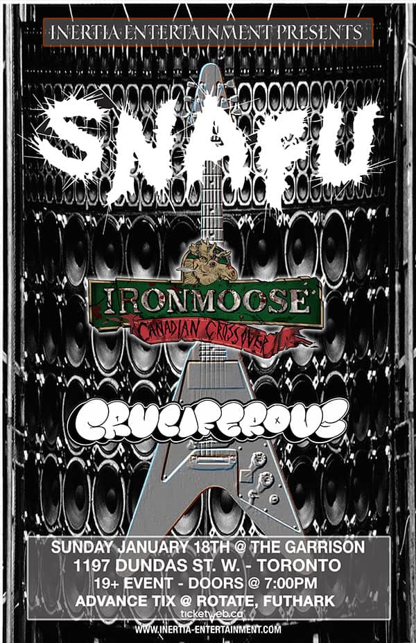 S.N.A.F.U., Iron Moose & Cruciferous tour