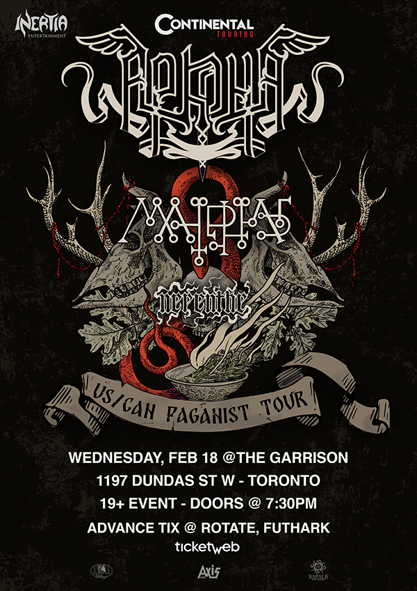 Arkona - North American Paganist Tour 2026 w/Malphas & Nepenthe tour