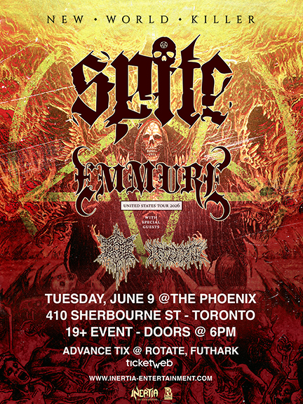 Spite, Emmure, Psycho-Frame & Rev3rent tour