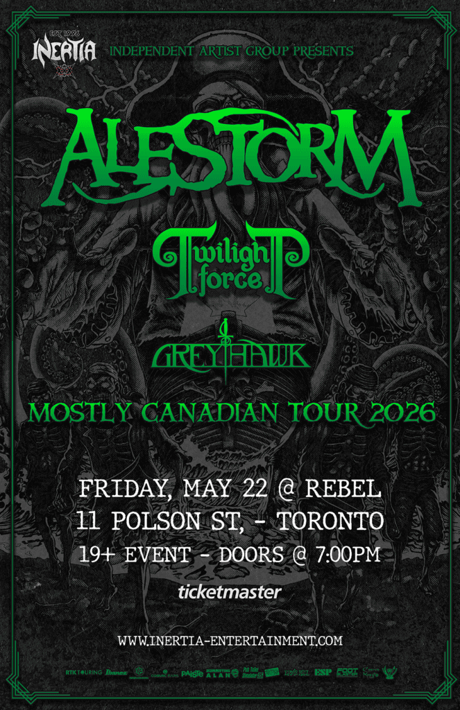 Alestorm - MOSTLY CANADIAN TOUR 2026 - w/Twilight Force & Greyhawk tour