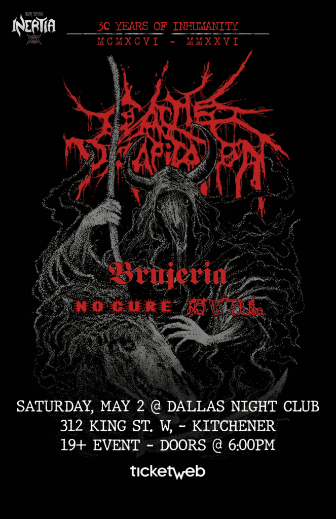 Cattle Decapitation - 30 YEARS OF INHUMANITY w/Brujeria, No Cure & Knoll tour