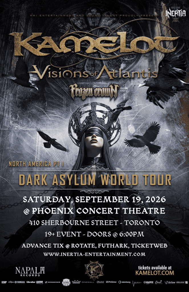 Kamelot ~ Dark Asylum World Tour w/Visions OF Atlantis & Frozen Crown tour