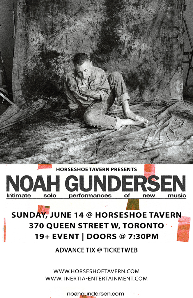 Noah Gundersen: Intimate Solo Performance of New Music tour