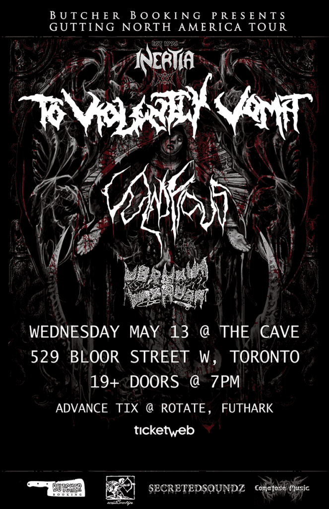 To Violently Vomit (Disgorge) , Vulnificus & Ubruxum tour