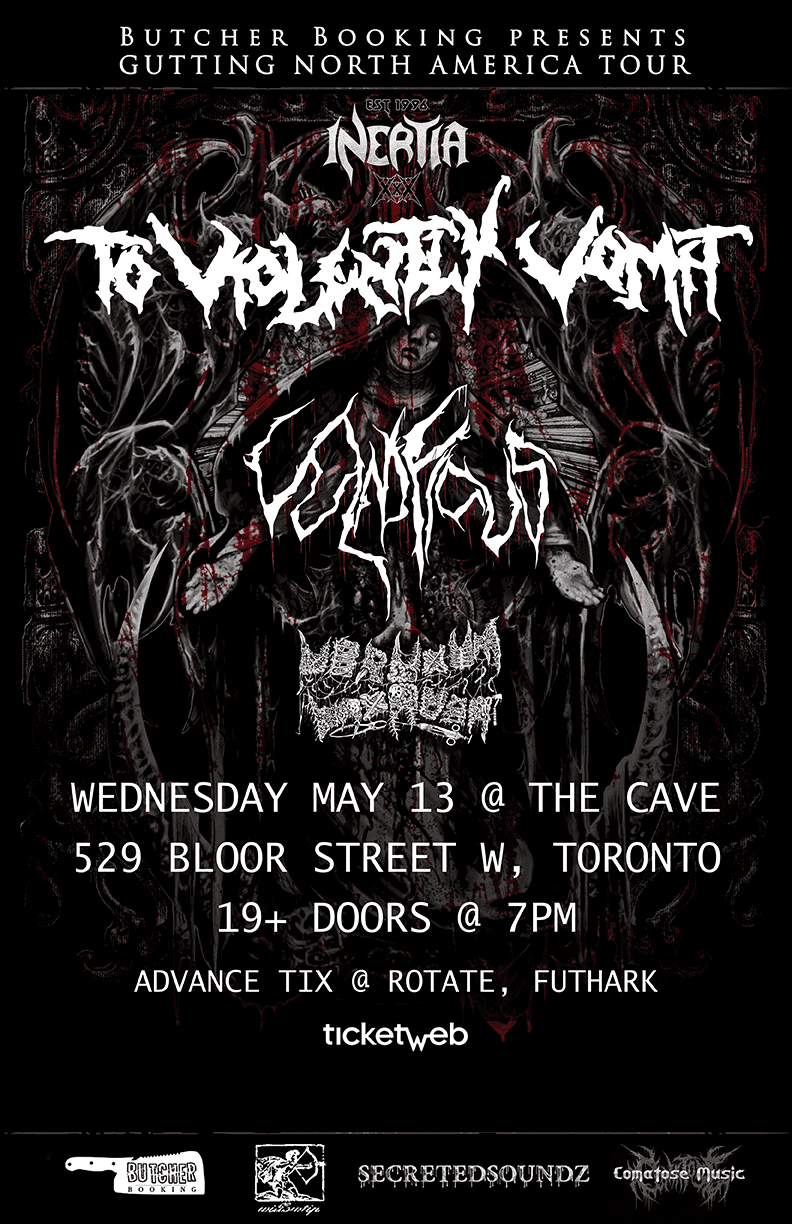 To Violently Vomit (Disgorge) , Vulnificus & Ubruxum tour