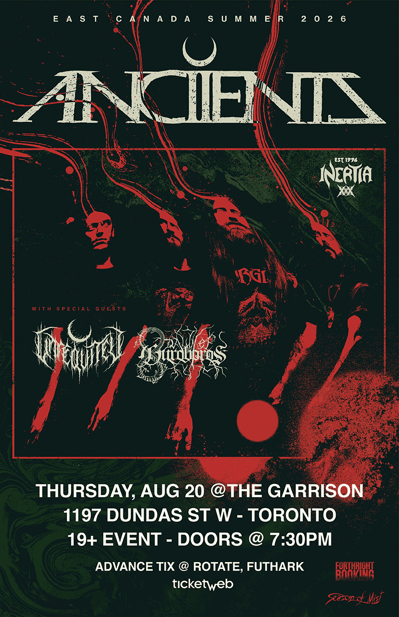 Anciients, Unreqvited & Dawn Of Ouroboros tour