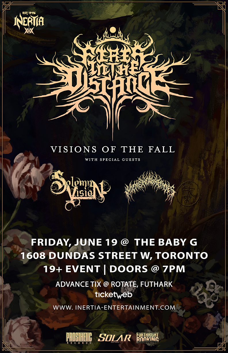 Fires In The Distance, Solemn Vision & Where The Light Fades tour