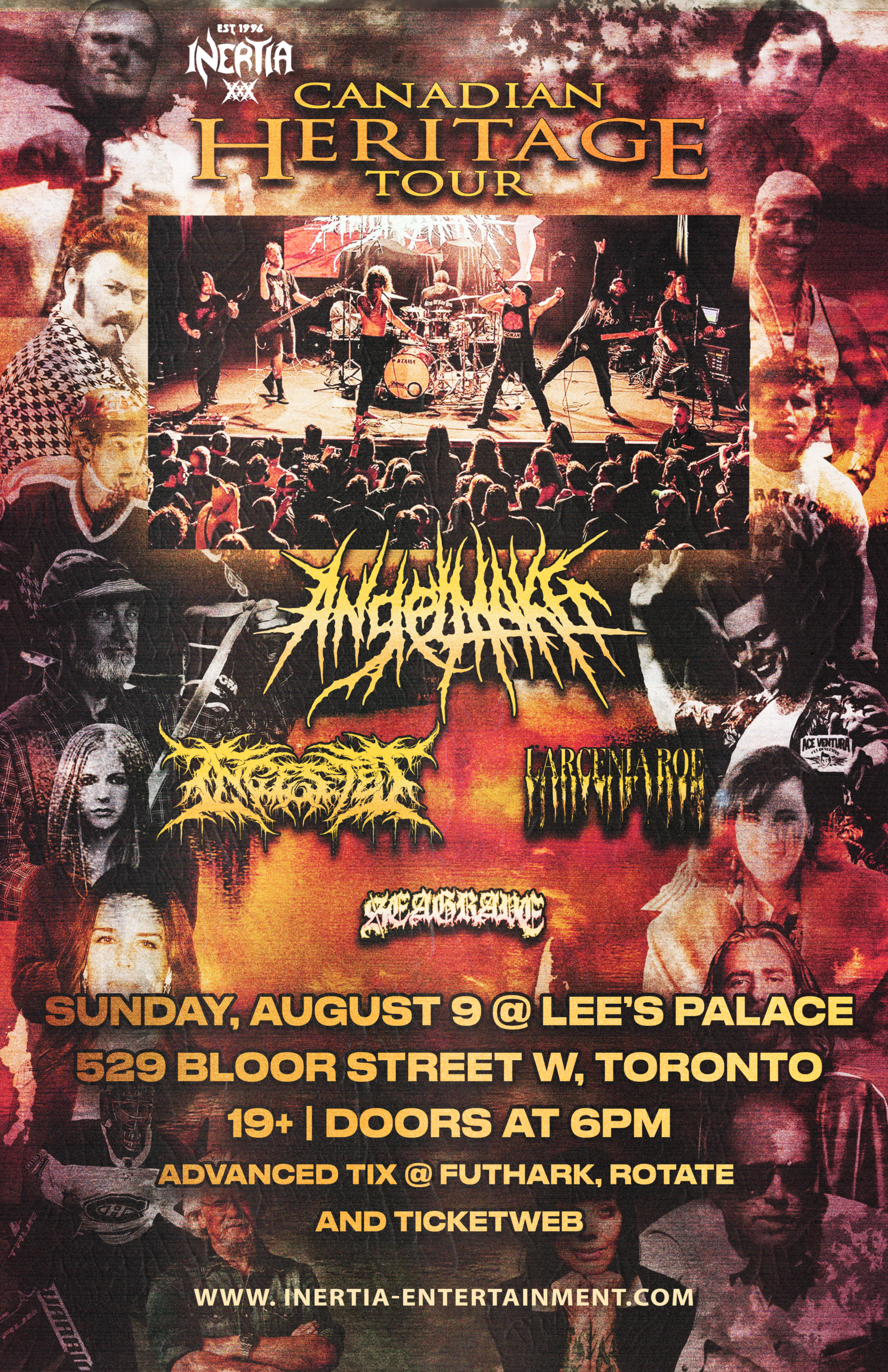 Angelmaker, Canadian Heritage Tour - W/Ingested & LarcɆniaRoɆ tour