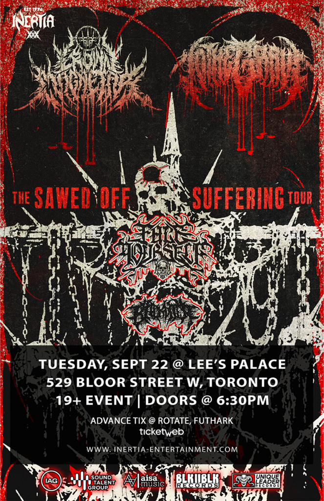 Crown Magnetar, To The Grave,  Face Yourself & Backbiter tour