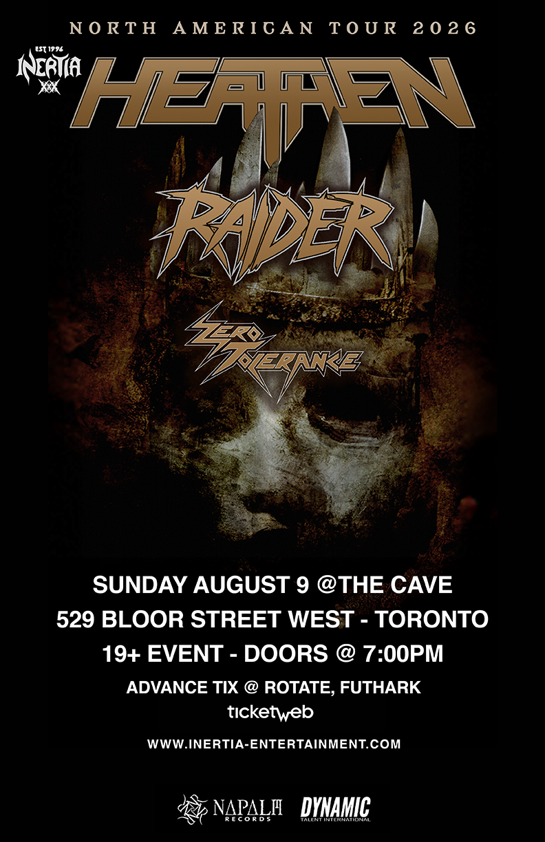 Heathen, Raider & Zero Tolerance tour
