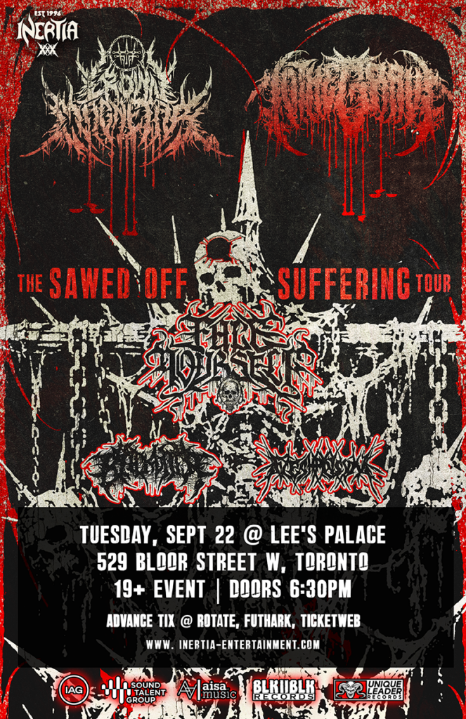 Crown Magnetar, To The Grave,  Face Yourself, Backbiter & Flesh Prison tour