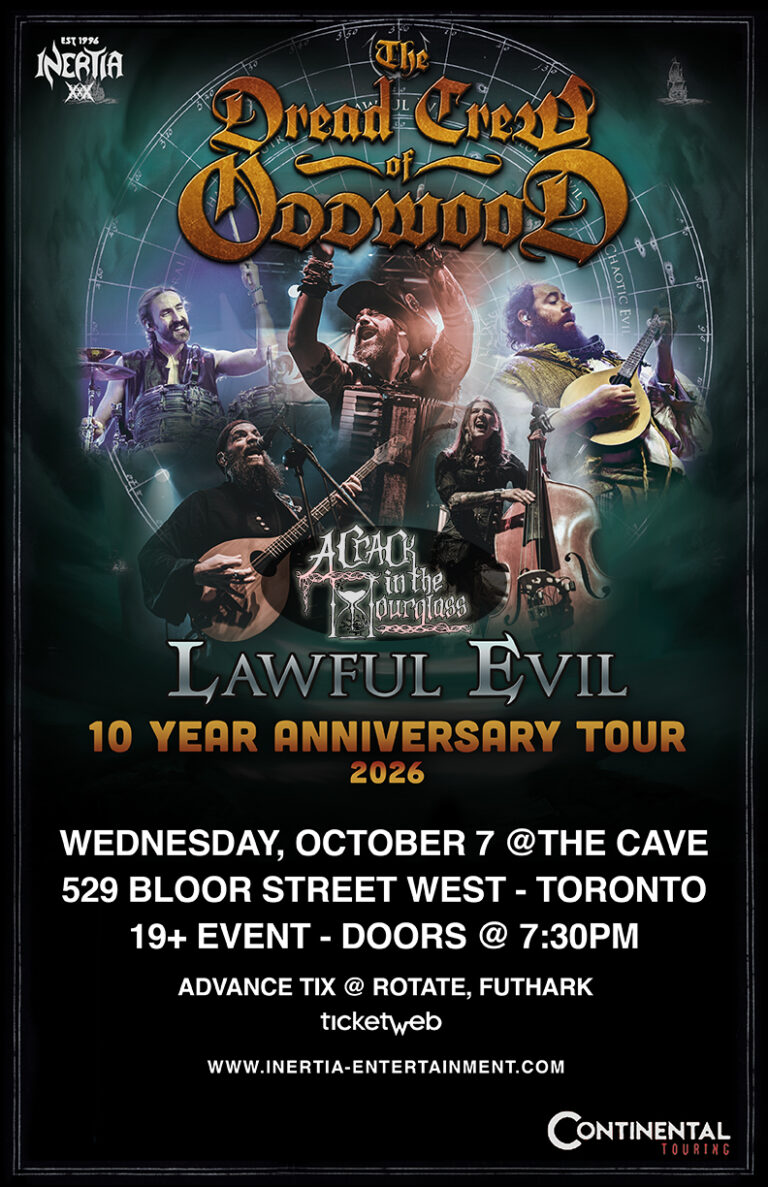 The Dread Crew OF Oddwood & A Crack Ion the Hourglass tour