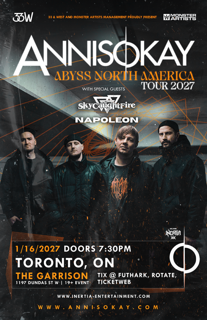 Annisokay, Sky Caught Fire & Napoleon tour